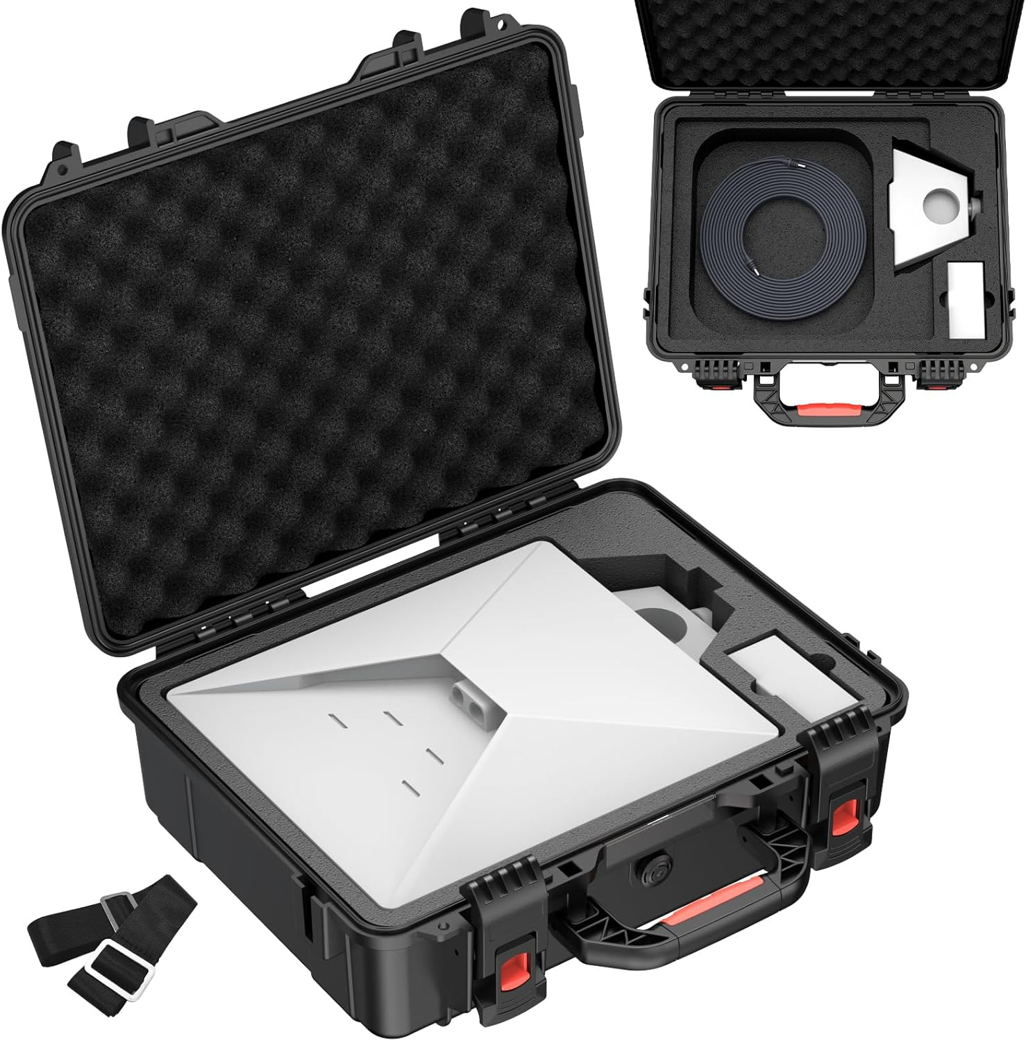 Starlink Mini Case, Waterproof Hard Case Fits Star Link Mini Dish, Portable Shou