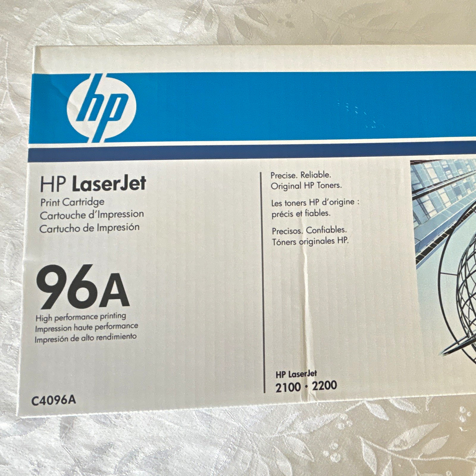 HP 96A Genuine Black Toner Cartridge C4096A for LaserJet 2100 2200