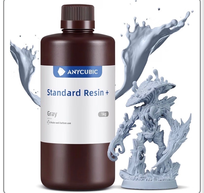 ANYCUBIC Upgraded Standard 3D Printer Resin, 405nm SLA Fast UV-Curing Resin, Hig
