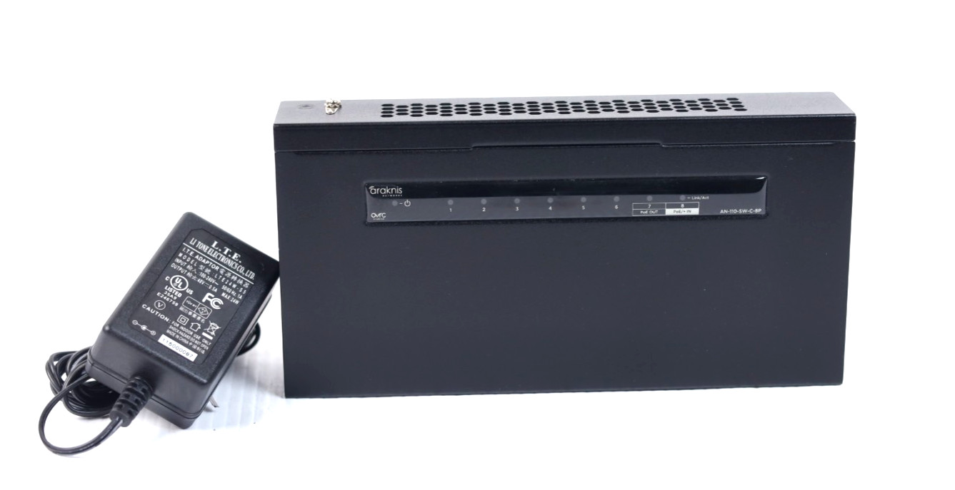 Araknis AN-110-SW-C-8P Unmanaged Gigabit Network PoE/ PoE+ u351