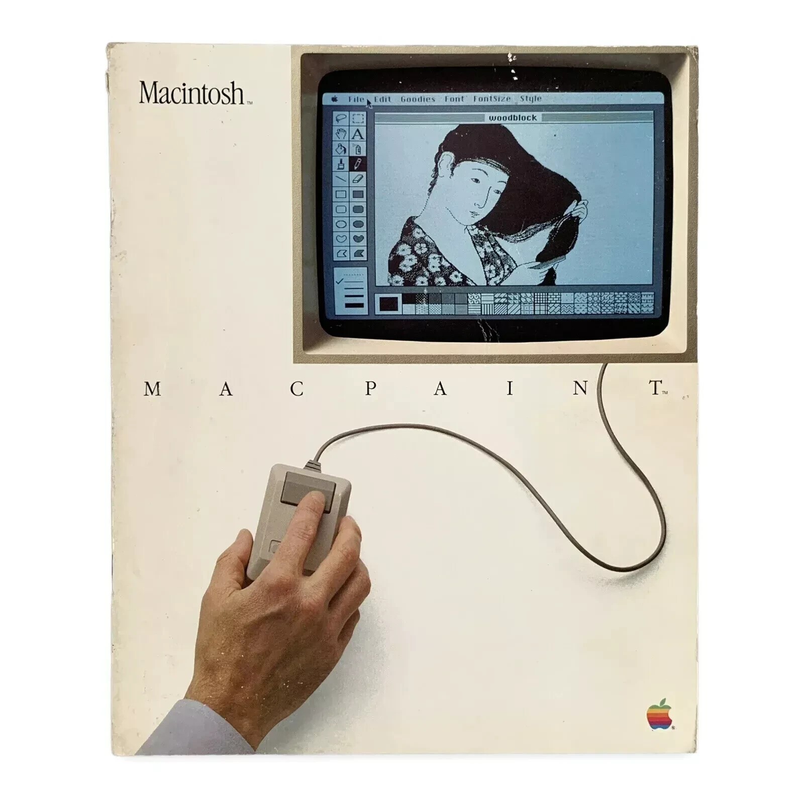 Apple Macintosh MacPaint User's Manual 1983 Vintage Original 030-0848