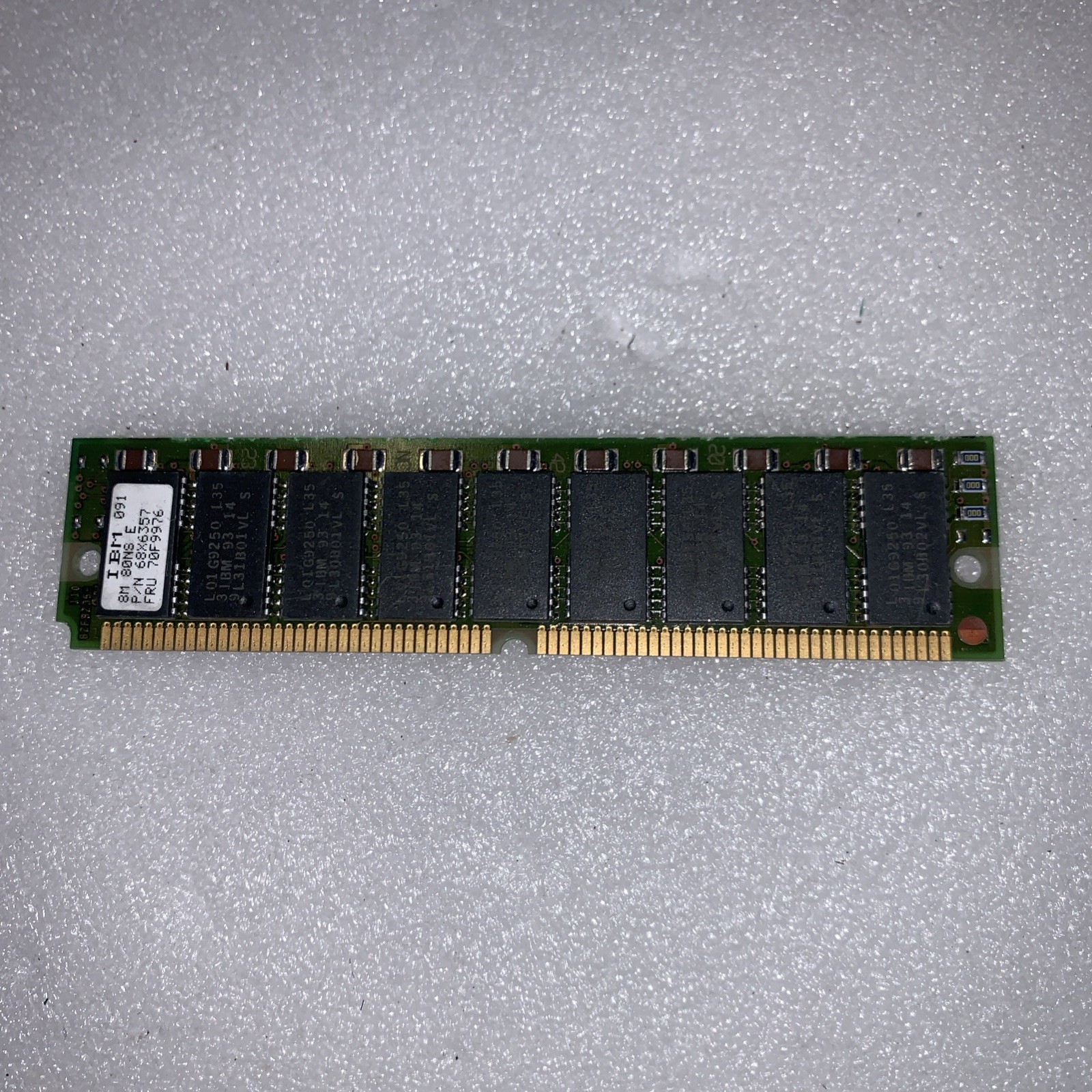 IBM 68X6357 8MB 72-Pin EDO DRAM SO-DIMM 80ns FRU 70F9976 Vintage Memory