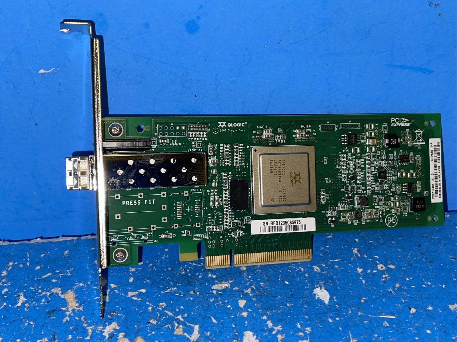 AK344A QLE2560 HP STORAGEWORKS 81Q 8GB FC SINGLE PORT PCIE HBA 466515-001