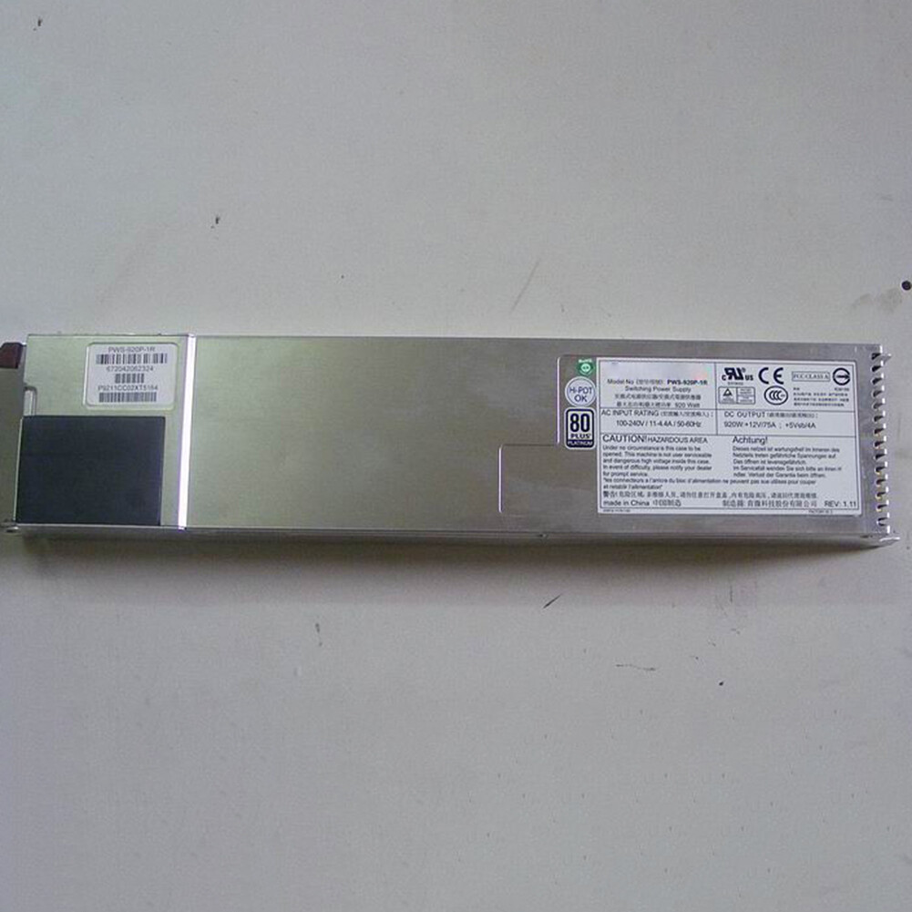 For Supermicro PWS-920P-1R 900W Redundant Power Supply Module