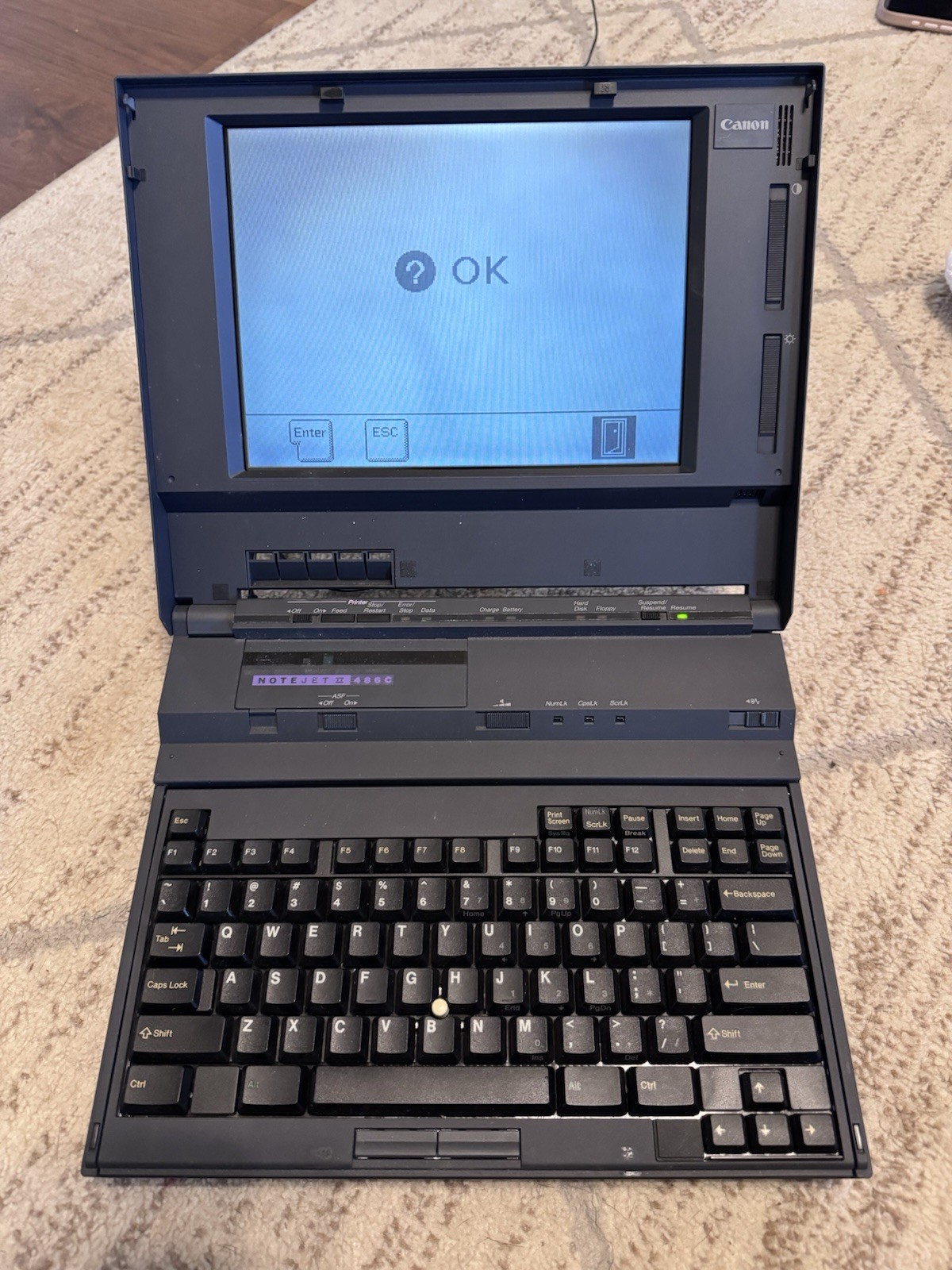 Canon NoteJet II 486C Laptop With Built In Printer