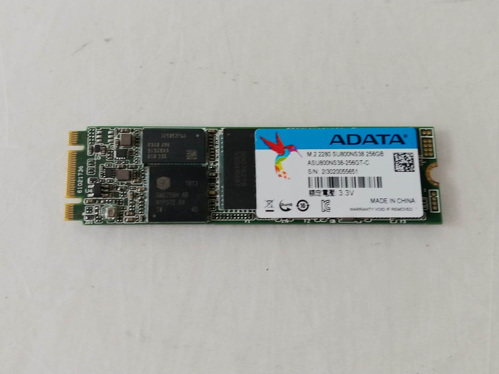 ADATA ASU800NS38-256GT-C 256 GB M.2 80mm Solid State Drive
