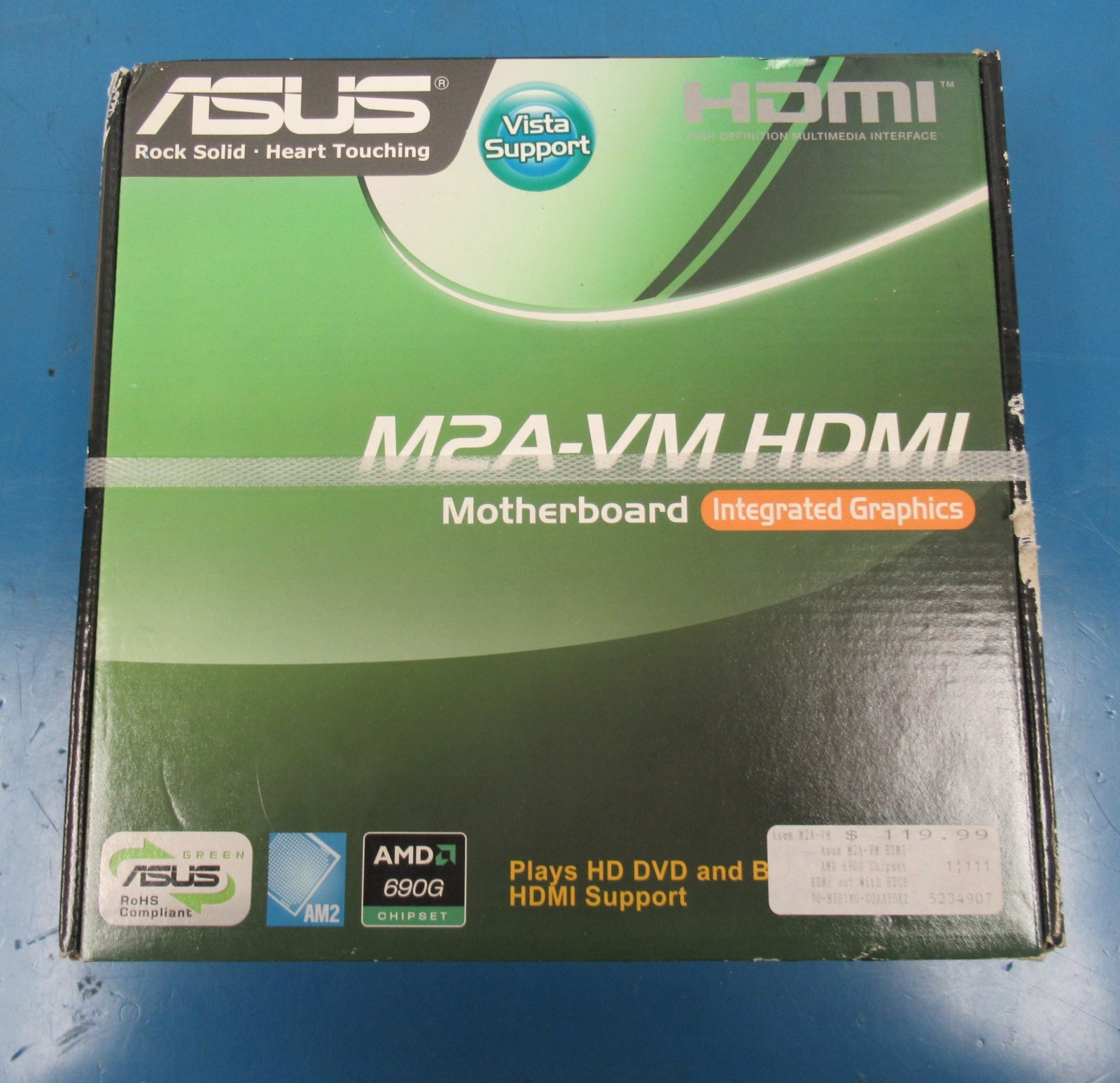 ASUS M2A-VM HDMI Motherboard 90-MIB1M0-G0AAY0KZ (New Sealed)
