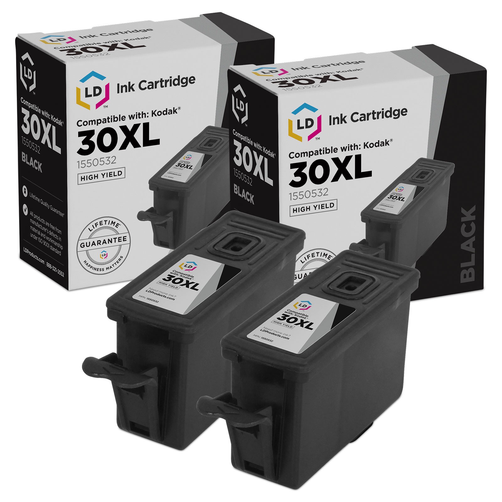2pk For Kyocera-Mita Black TK-1142 Toner FS-1135 MFP and FS-1035 MFP