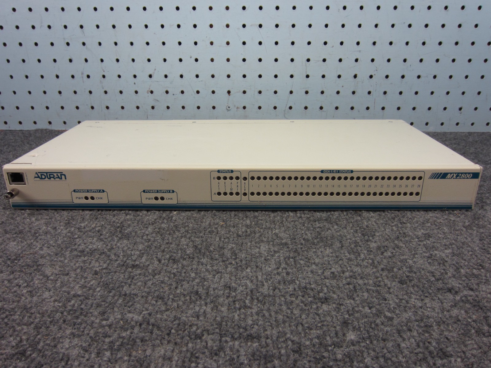 Adtran MX2800 1200290L1 / (2) DC Power Supplies & (2) 1200288L2 Controller Cards