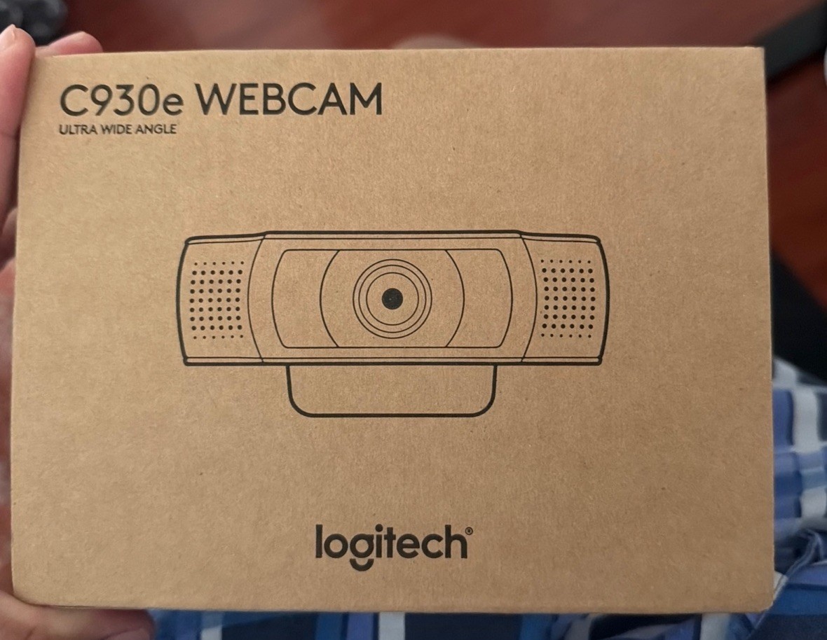 Logitech C930e Business-Grade Webcam – Clear HD Video, Sealed Brand New