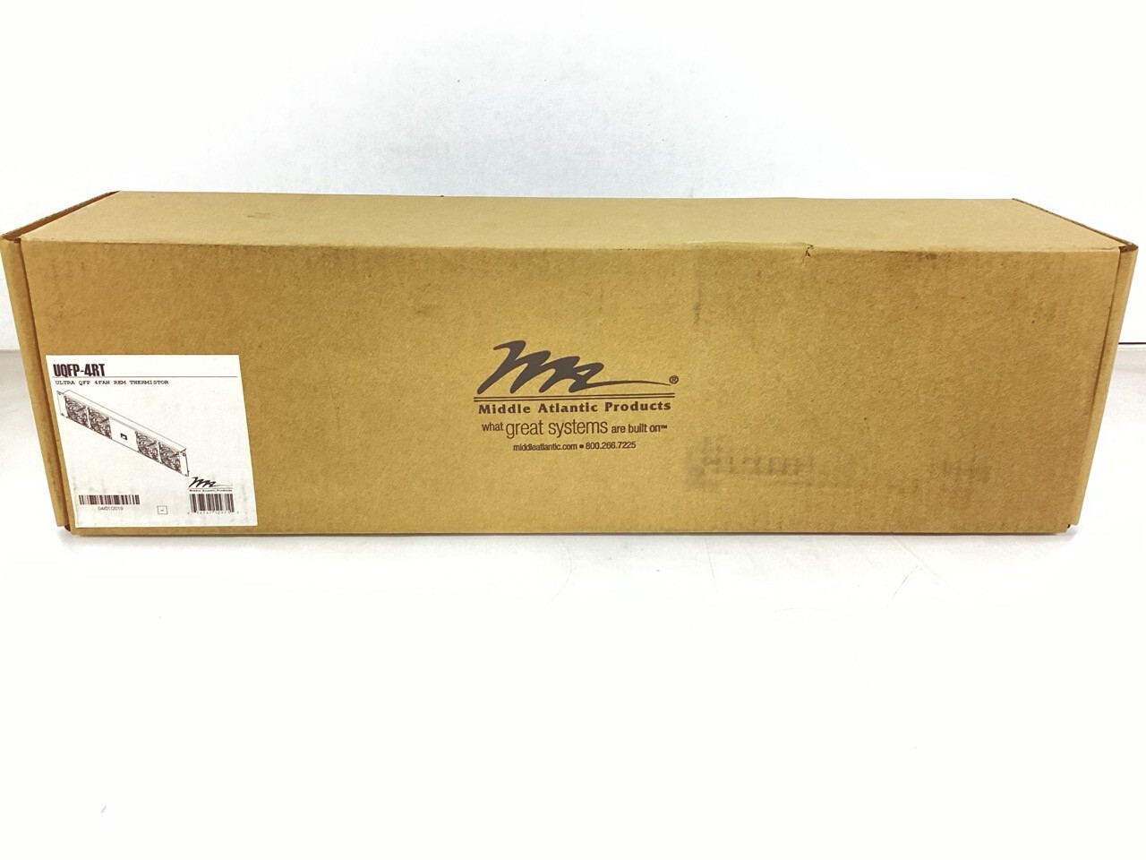 Middle Atlantic UQFP-4RT Quiet 4 Fan Panel - w/ Thermistor Cooling System