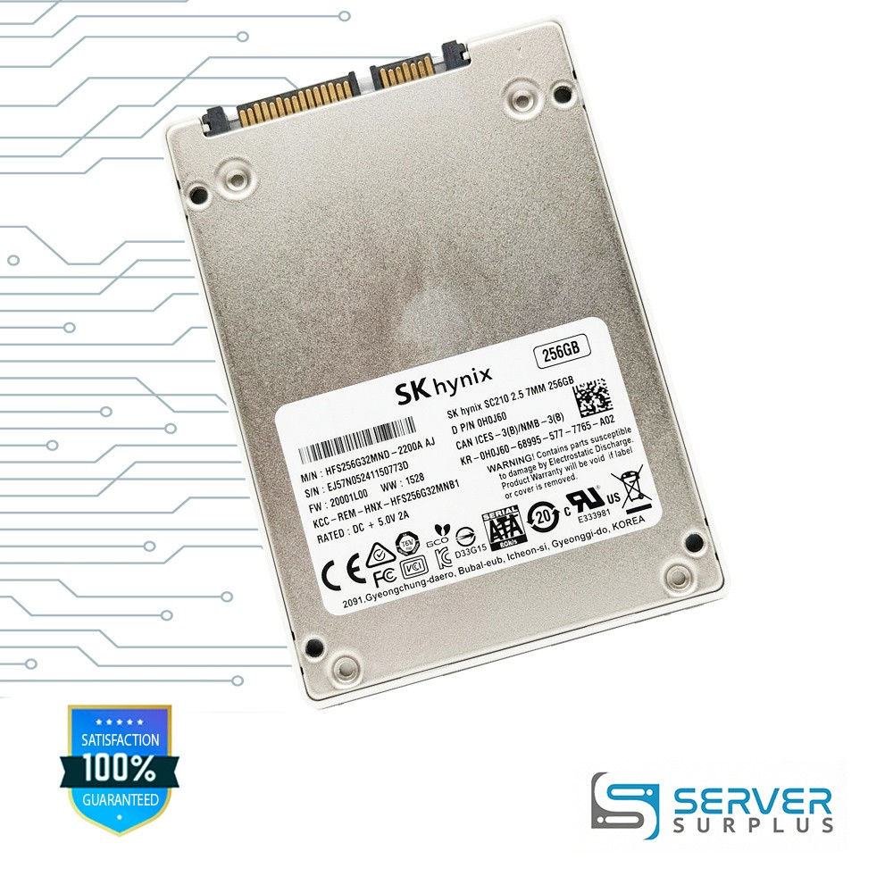 Dell SC210 256GB SATA 6Gb/s 2.5 in Enterprise SSD | 0H0J60