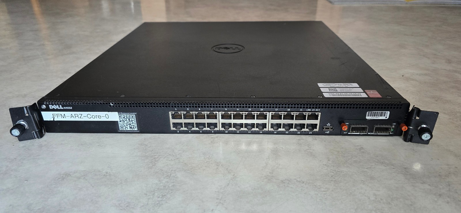 Dell Networking N4032 24x 10GbE Switch | 2x QSFP+ 40G | 2x PSU | Rails |