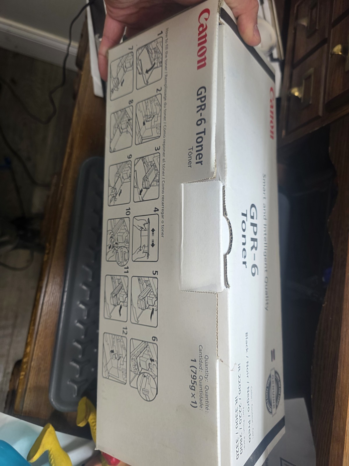 Canon GPR-6 (6647A003) AA Black Toner Cartridge imageRUNNER 2200, 2220,2800,3320
