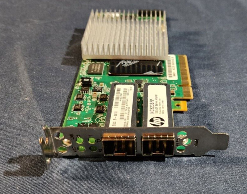 HP Dual 10GbE NC523SFP Dual SFP+ NIC Low Profile Bracket Only