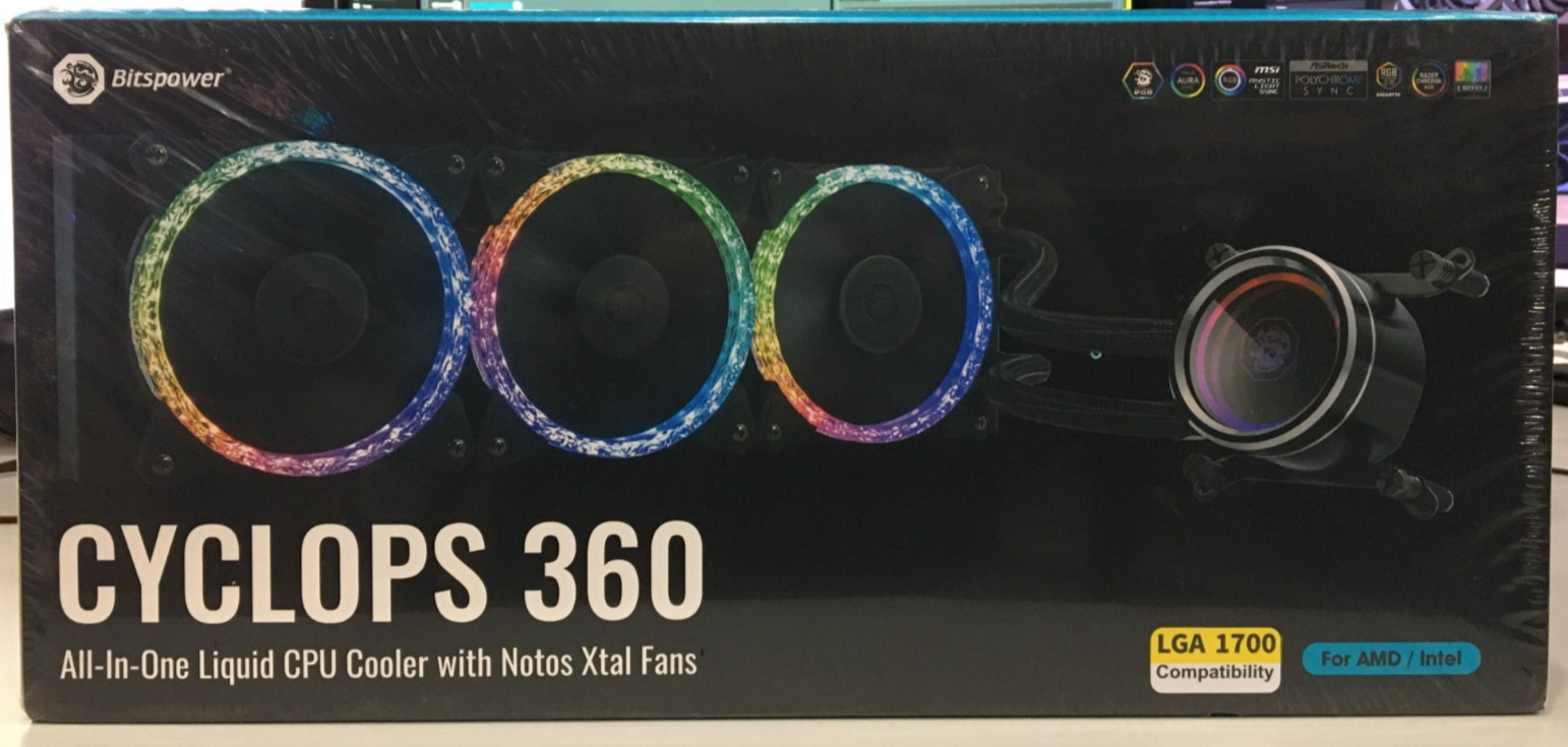 Bitspower 360mm AIO Liquid CPU Cooler BPTA-CYAIO360-NTX Intel AMD