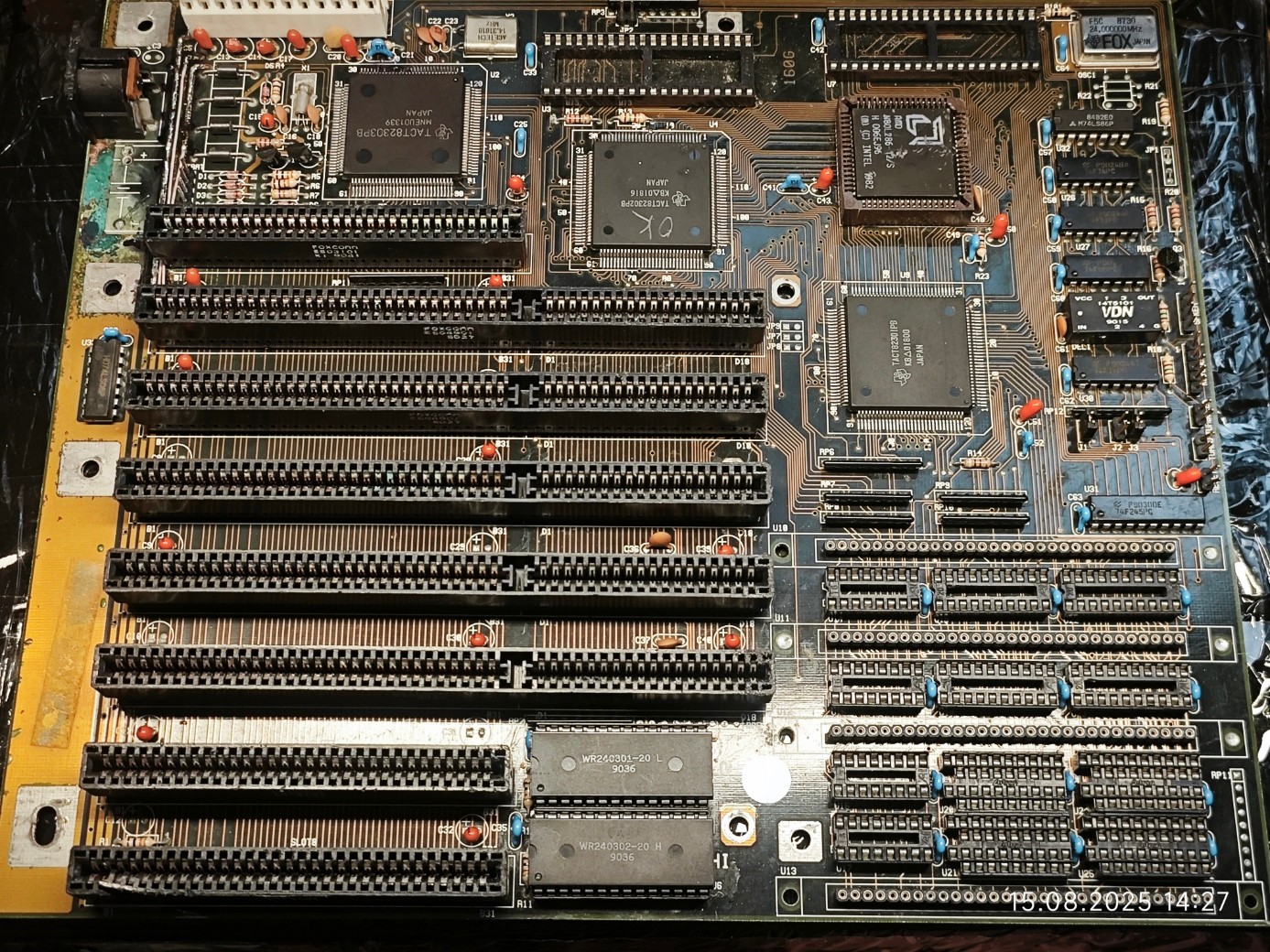 *Restoration LOT* 286 Aquarius Systems/BCOM  ZERO WAIT HAM/12-TI  Motherboard