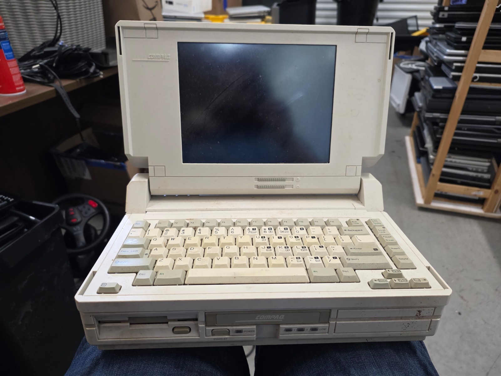 10" Compaq SLT 286 Computer Model 2680 Laptop - Boots to bios