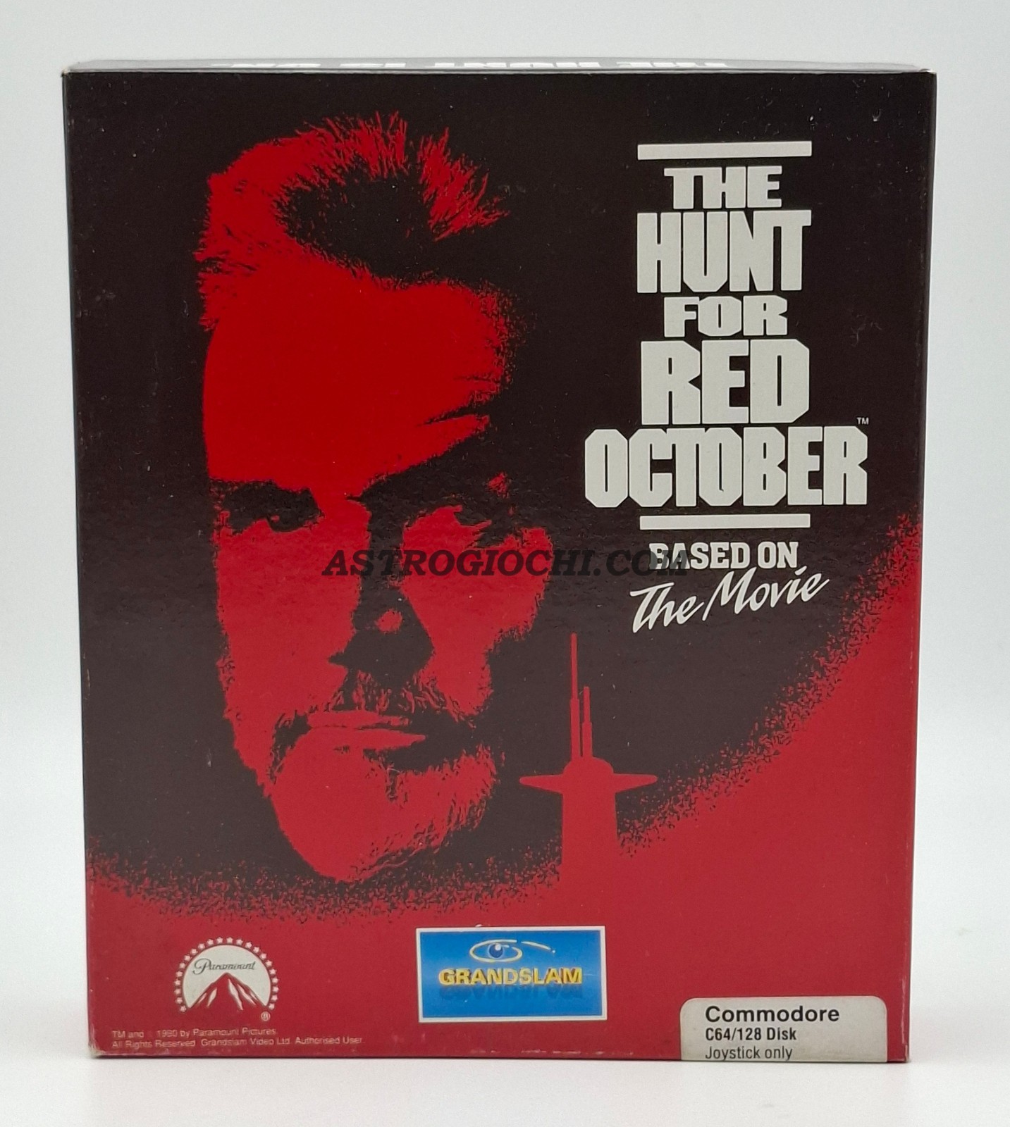 CCOMMODORE 64 128 DISK THE HUNT FOR RED OCTOBER VINTAGE 1990 ARCADE GAME GREAT
