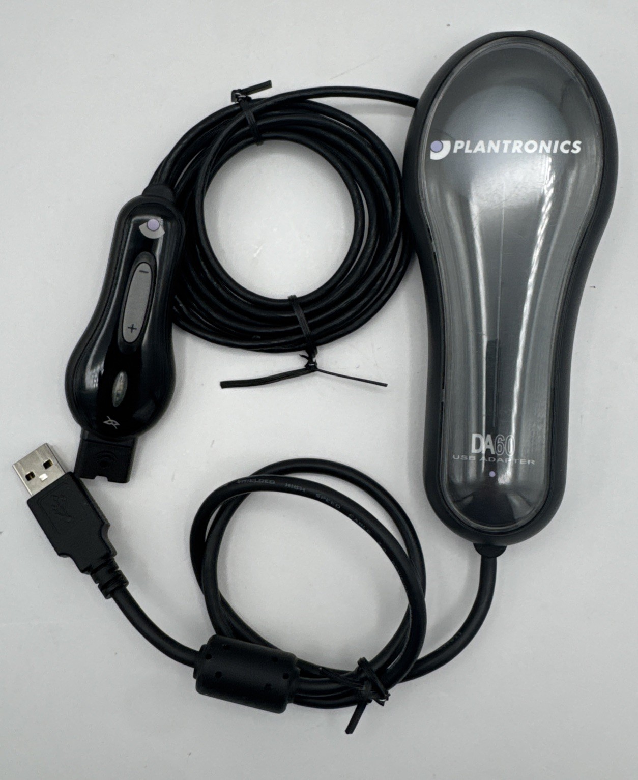 Plantronics DA60 USB to Quick Disconnect Adapter 63725-01 for HW Series Headset