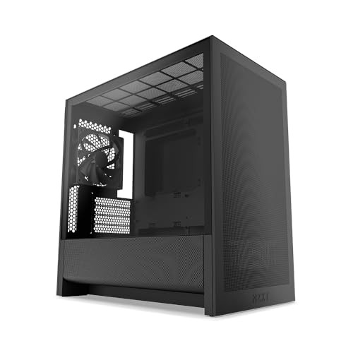 NZXT H3 Flow Micro-ATX Mid-Tower PC Case Black CC-H31FB-01 CS9296