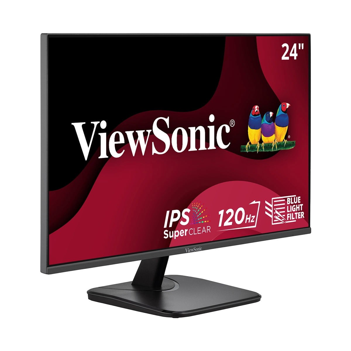 ViewSonic VA2456A-MHD 24-Inch Full HD IPS LED Monitor, 120Hz Refresh Rate, HDMI