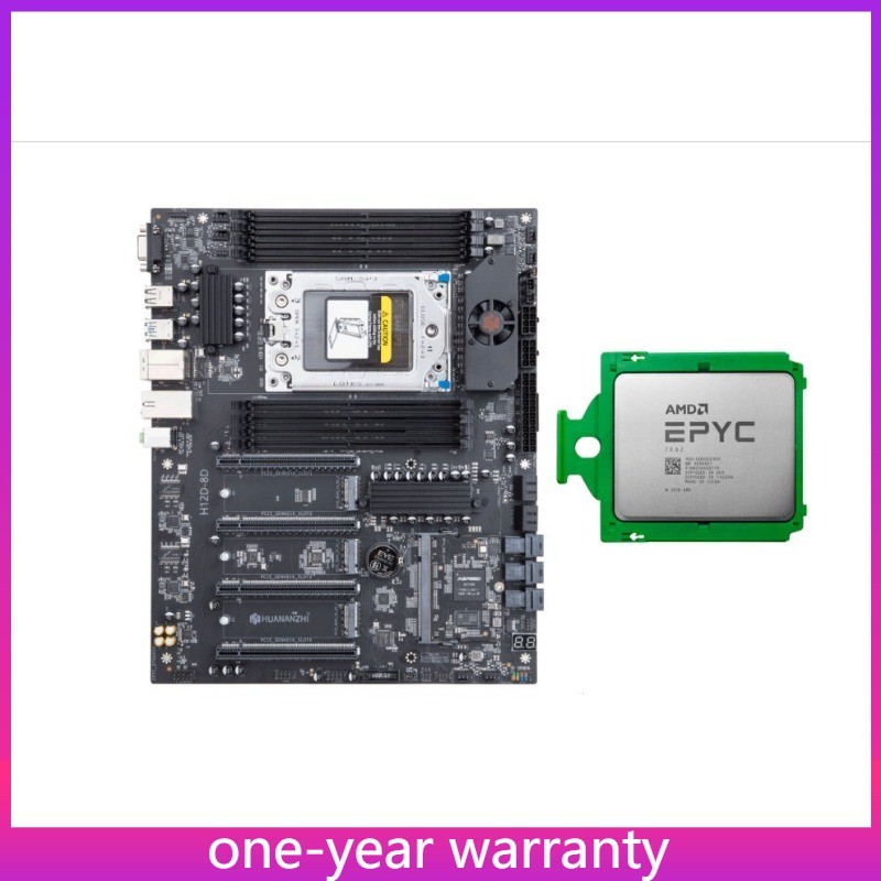  H12D-8D, AMD EPYC 7282 SP3 BMC IPMI2.0 DDR4 Motherboard With 16Cores CPU