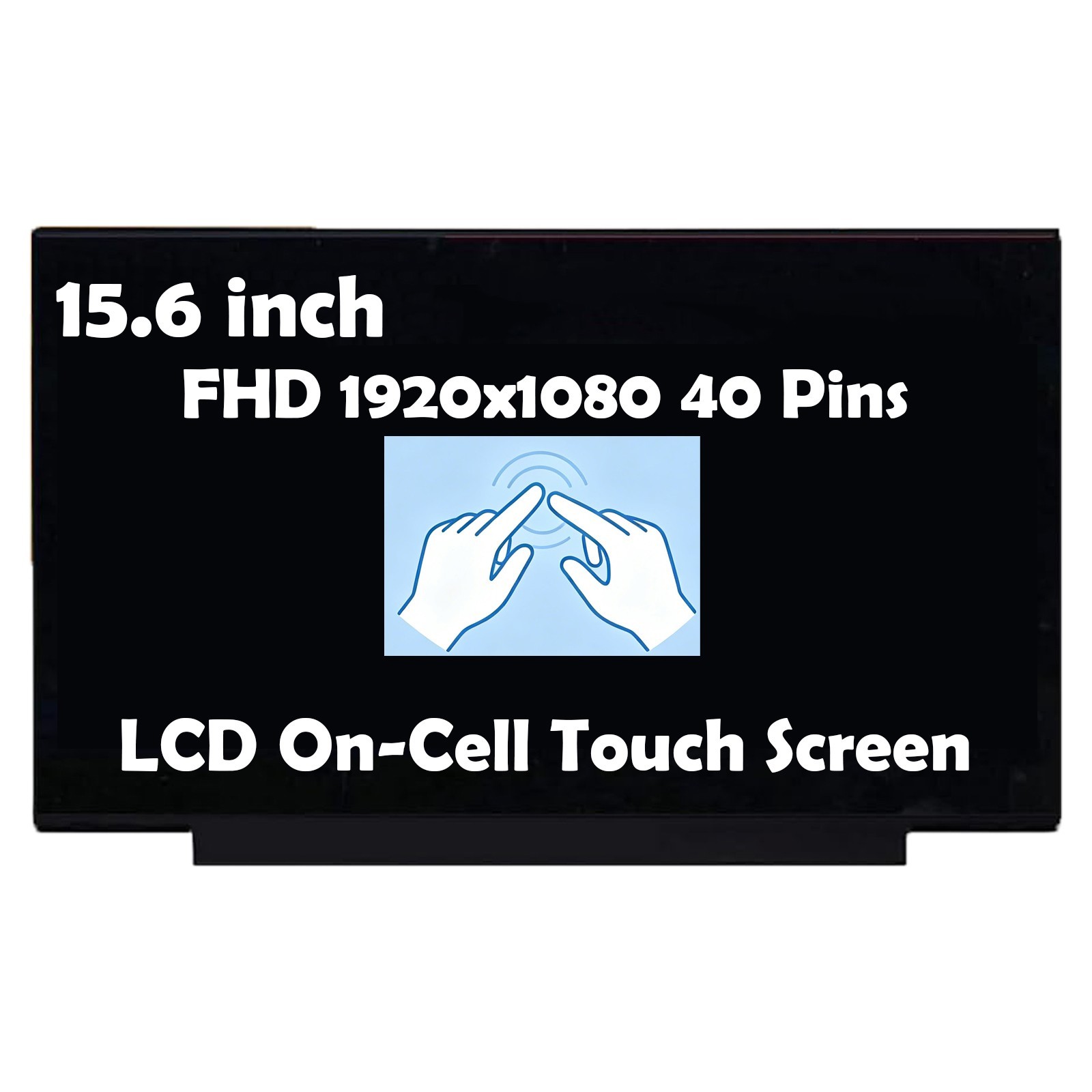 for BOE NV156FHM-T07 V8.1 LCD Screen On-Cell Touch for Lenovo IdeaPad 40pin FHD