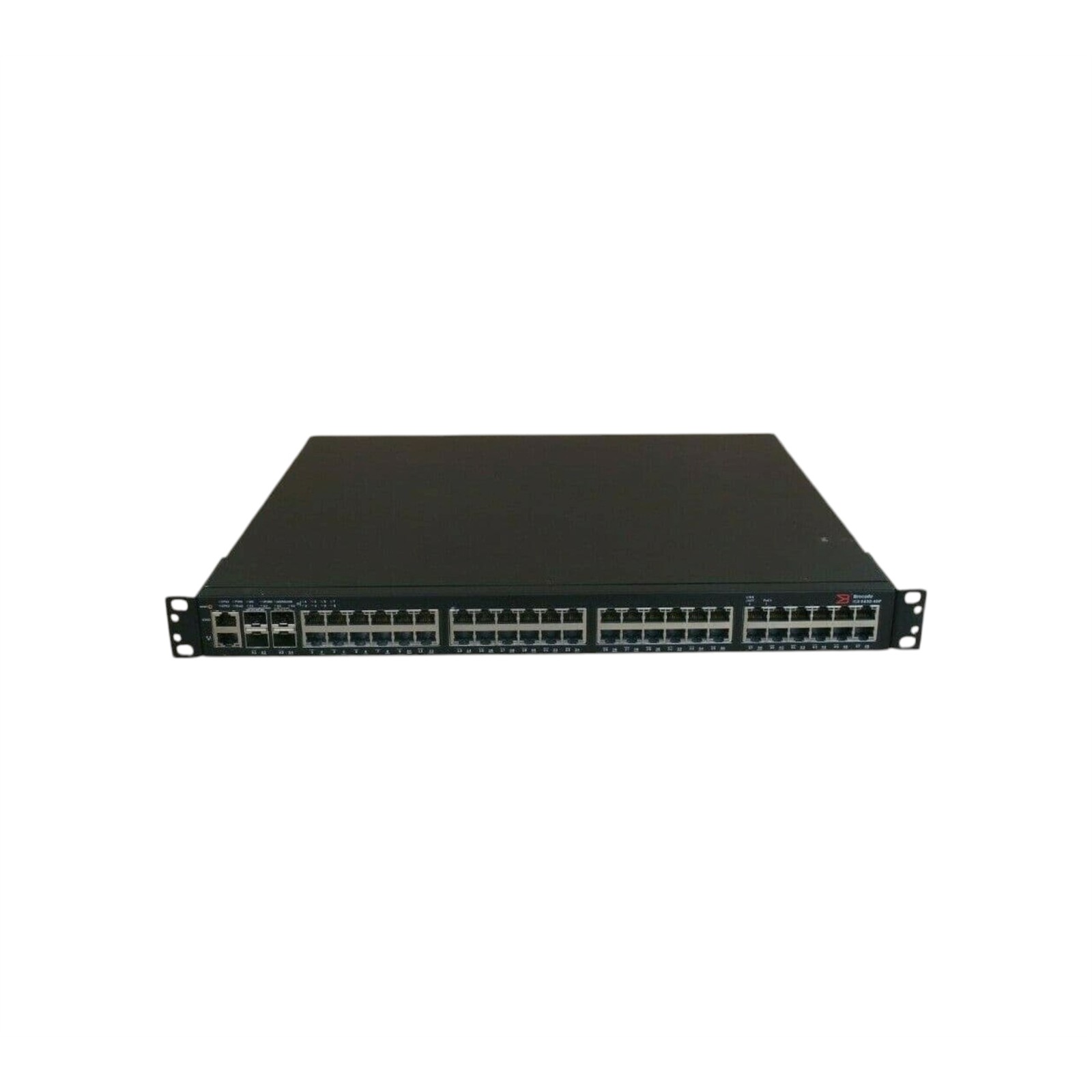 Brocade ICX6450-48 48P 1 GbE switch, 2×1 GbE SFP+ (upgradable to 10GbE) Grade A