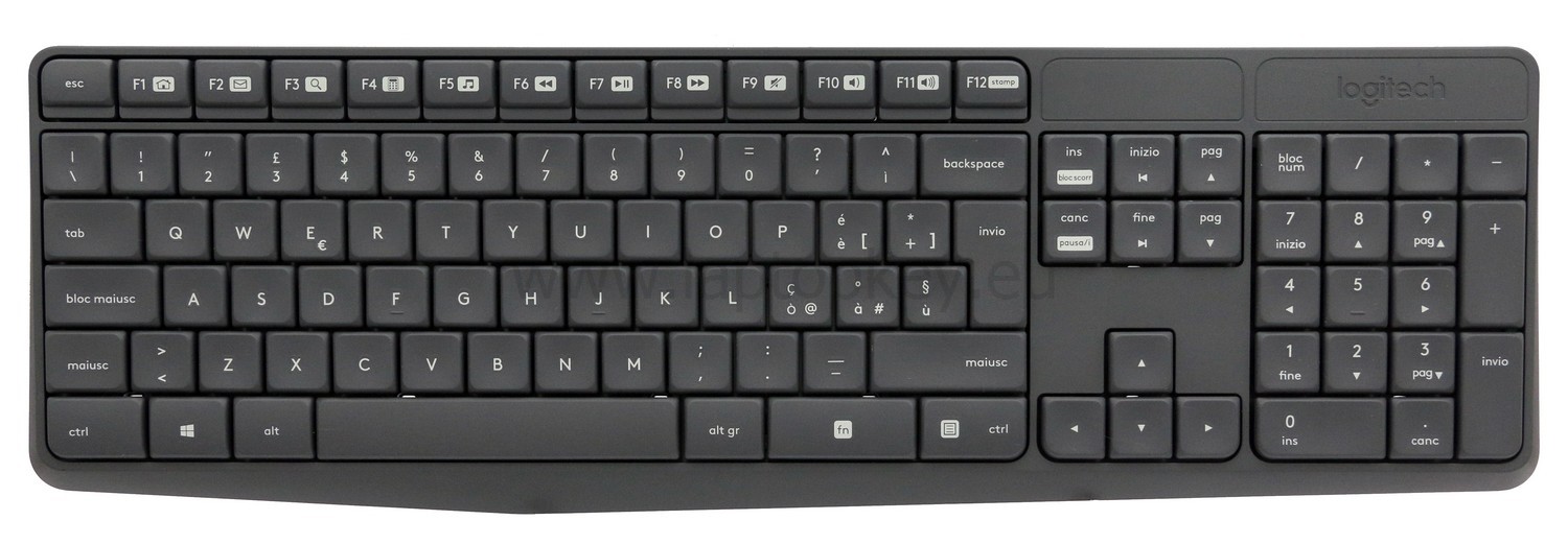 Logitech K235 Wireless Keyboard Only - Gray (/RT6-25005-Y-R0036-UG)
