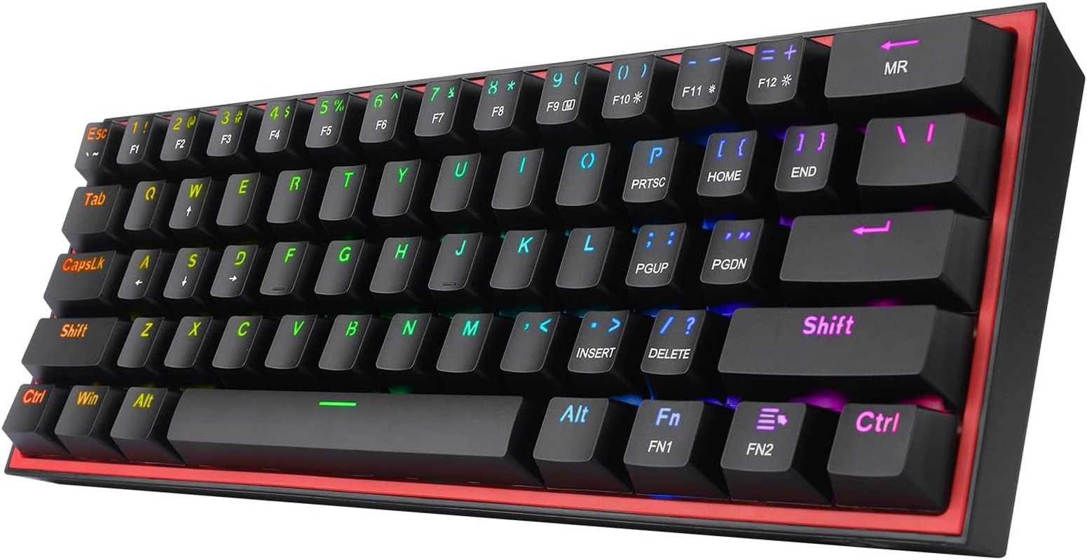 K617 Wired 60% Compact Hot-Swap RGB Gaming Mechanical Keyboard