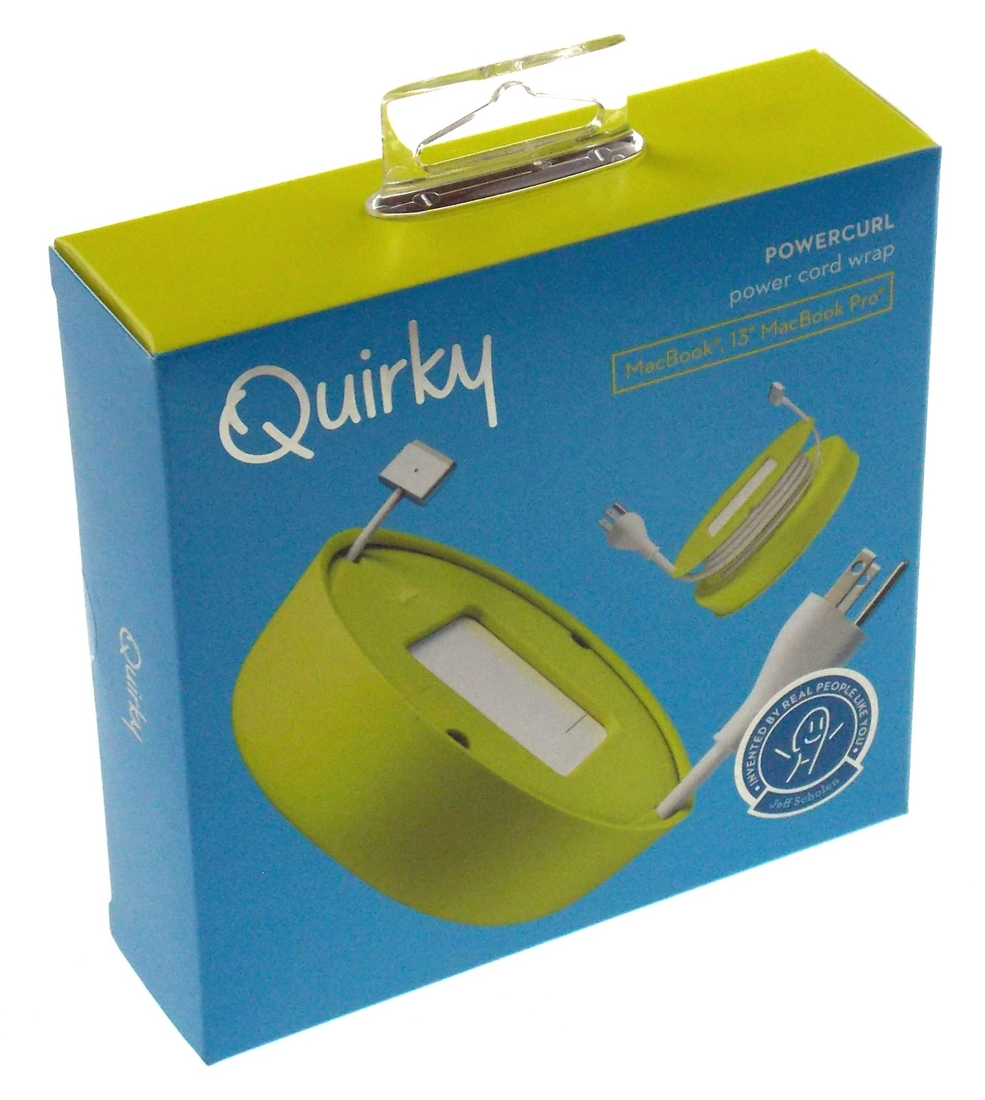 Quirky Powercurl Power Cord Wrap Green Macbook Air Tangle Free Neat Portable