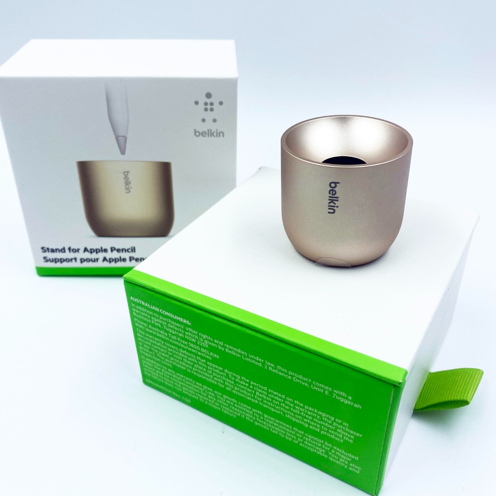Belkin Stand For Apple Pencil 1st and 2nd Gen - Gold Brand New