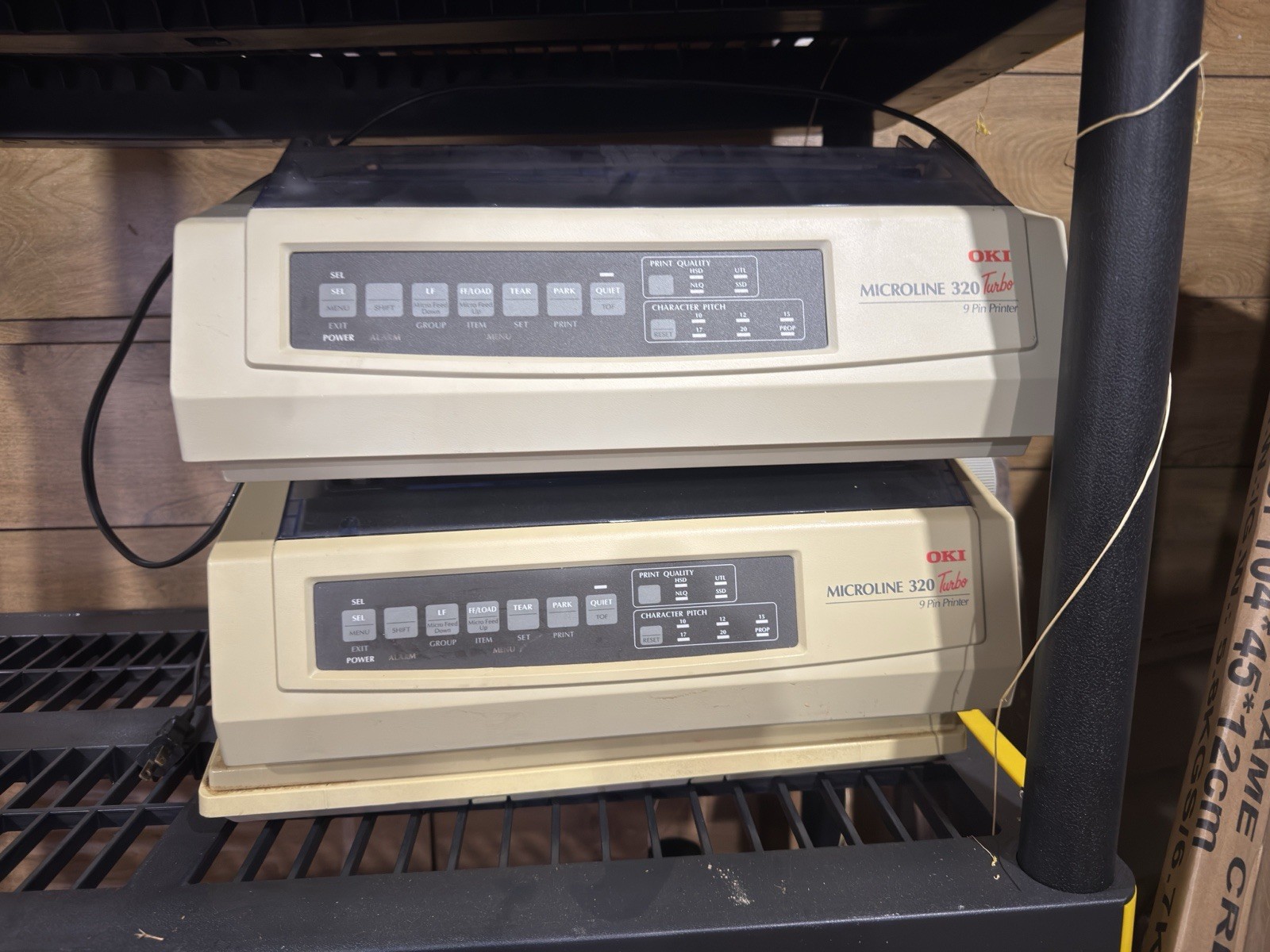 One OKI Microline 320 Turbo Dot Matrix Printer
