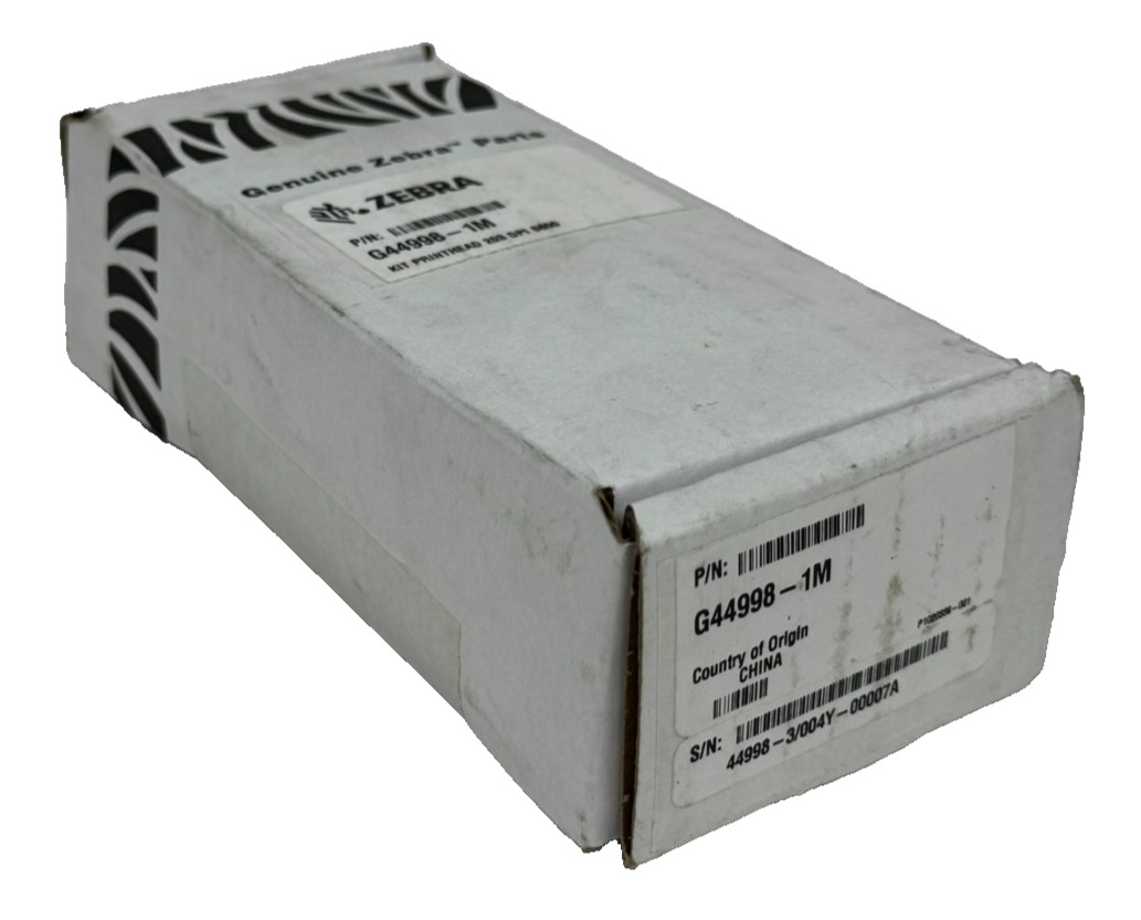 NEW SEALED ZEBRA G44998-1M PRINTHEAD KIT 203 DPI S600