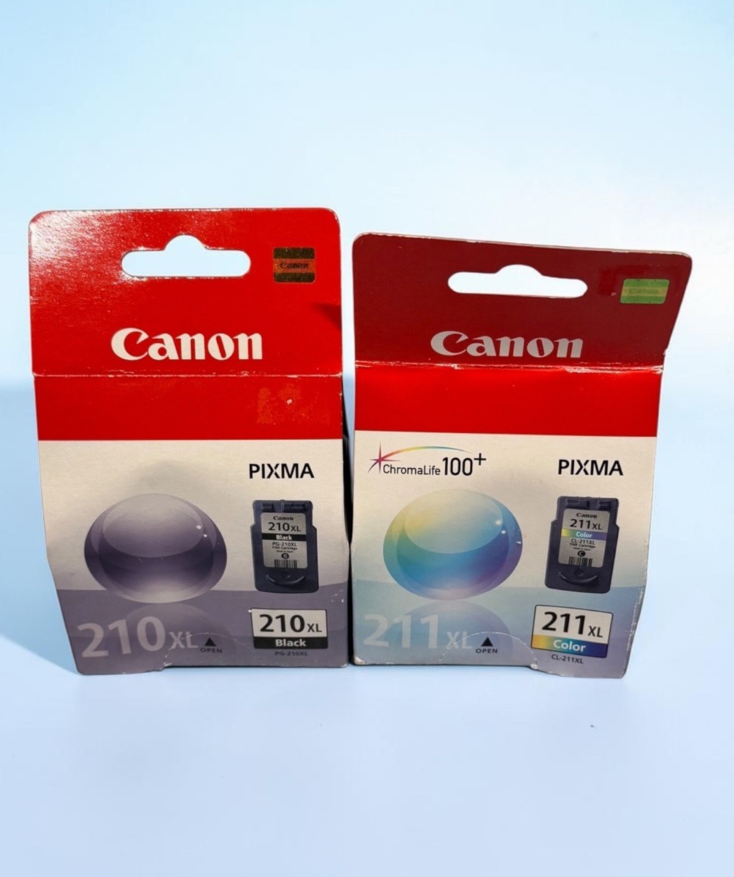 1 Canon PIXMA PG-210XL Black & 1- CL-211XL Color Ink Cartridge