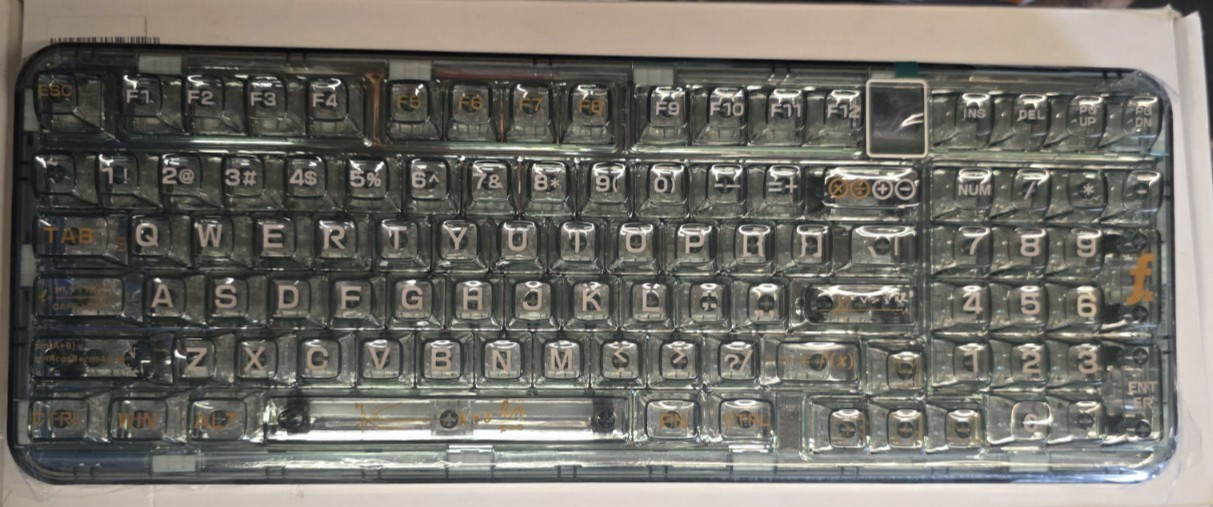 CoolKiller CK98 Transparent Mechanical Keyboard with OLED Display