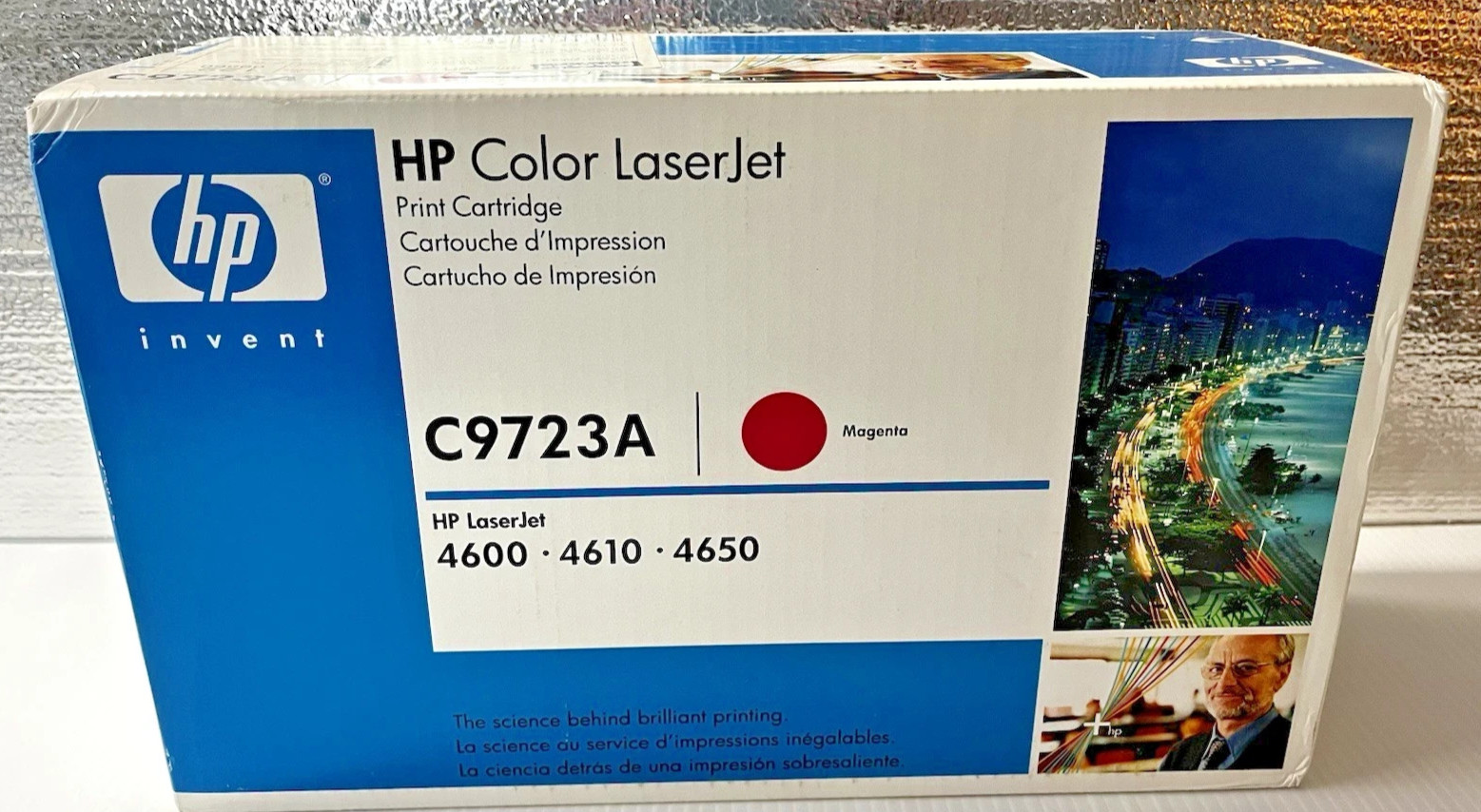HP 641A Magenta Toner Cartridge C9723A NEW OEM Genuine Sealed LJ 4600 4610 4650