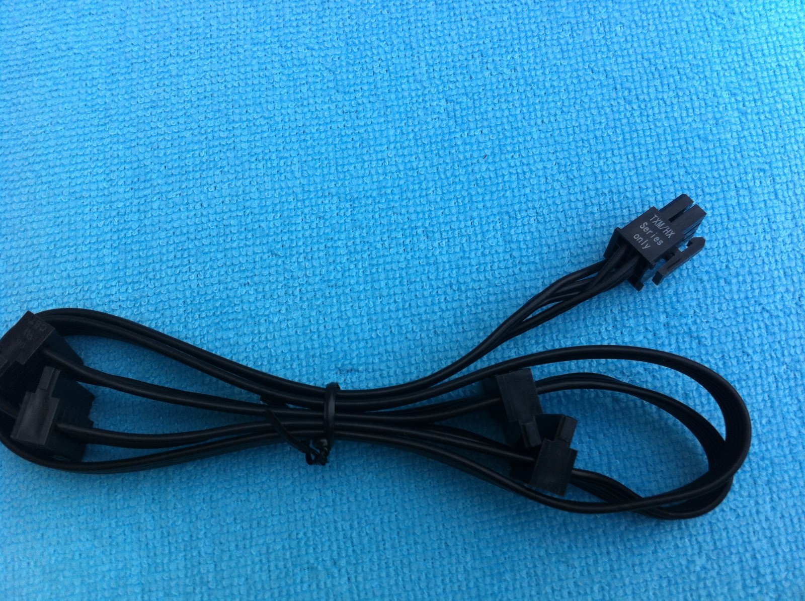6 pin to 4x SATA DRIVER POWER cable for Corsair HX1050,HX850,TXM,HX, 22 INCHES
