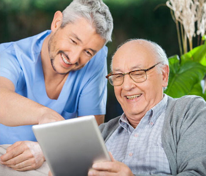 'SENIOR CARE' - 10" OFFLINE TABLET WITH 100+ GAMES FOR SENIOR CITIZENS