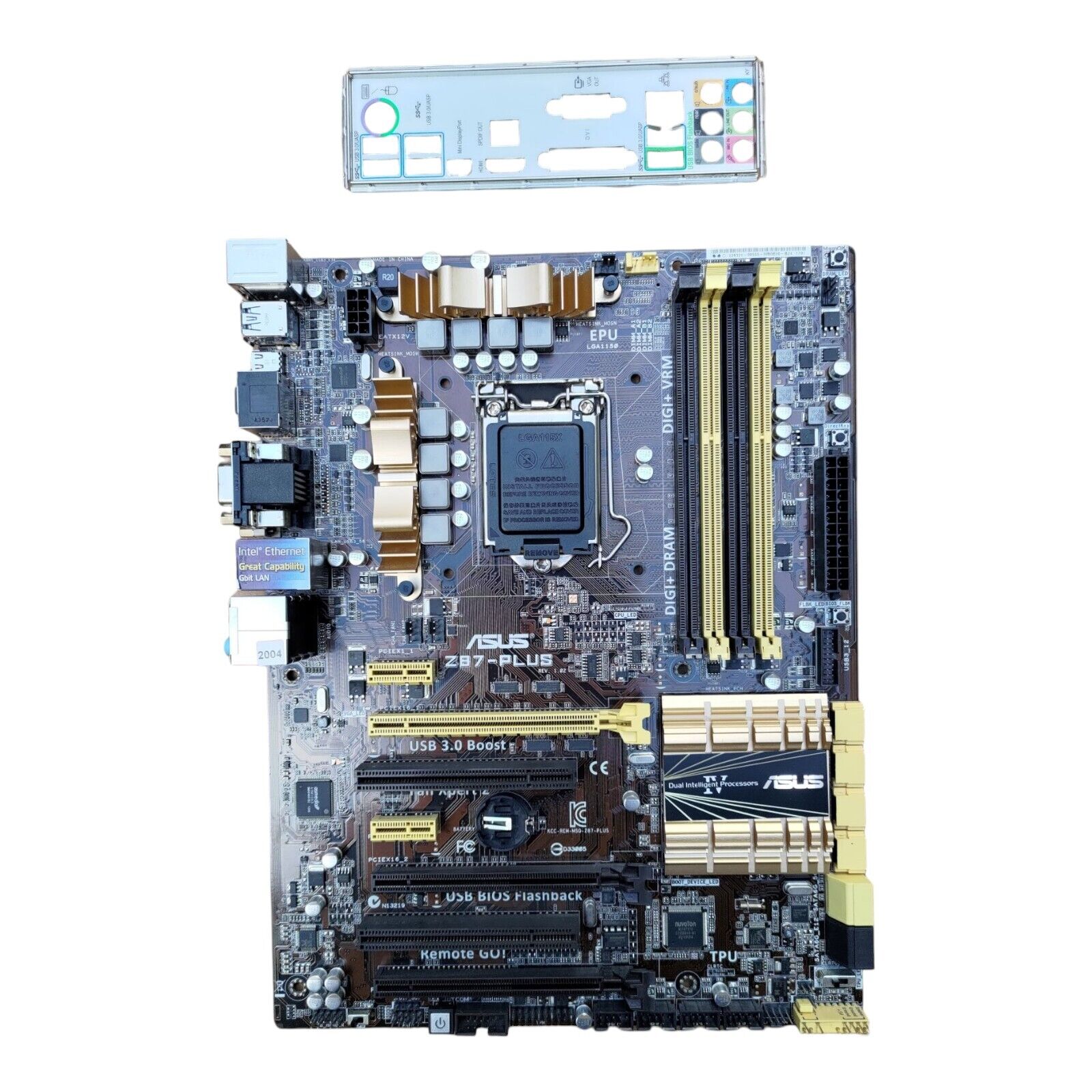 Asus Z87-PLUS Intel LGA 1150 DDR3 ATX Motherboard