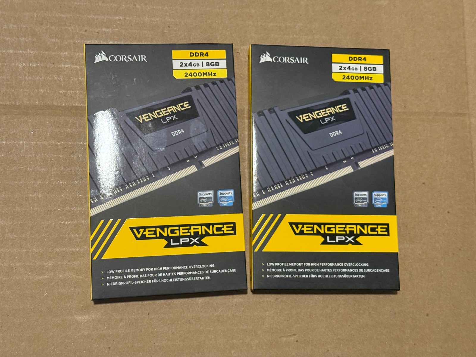 Corsair Vengeance LPX 8GB DDR4 SDRAM Memory Module Kit - 16GB (4x 4GB) SEALED