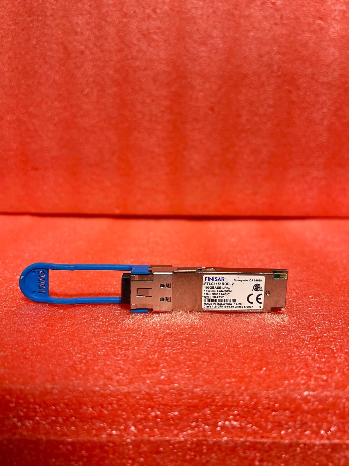 Finisar 100G QSFP28 100GBASE-LR4 10km SMF 13xx nm LAN-WDM Ethernet FTLC1151RDPL2