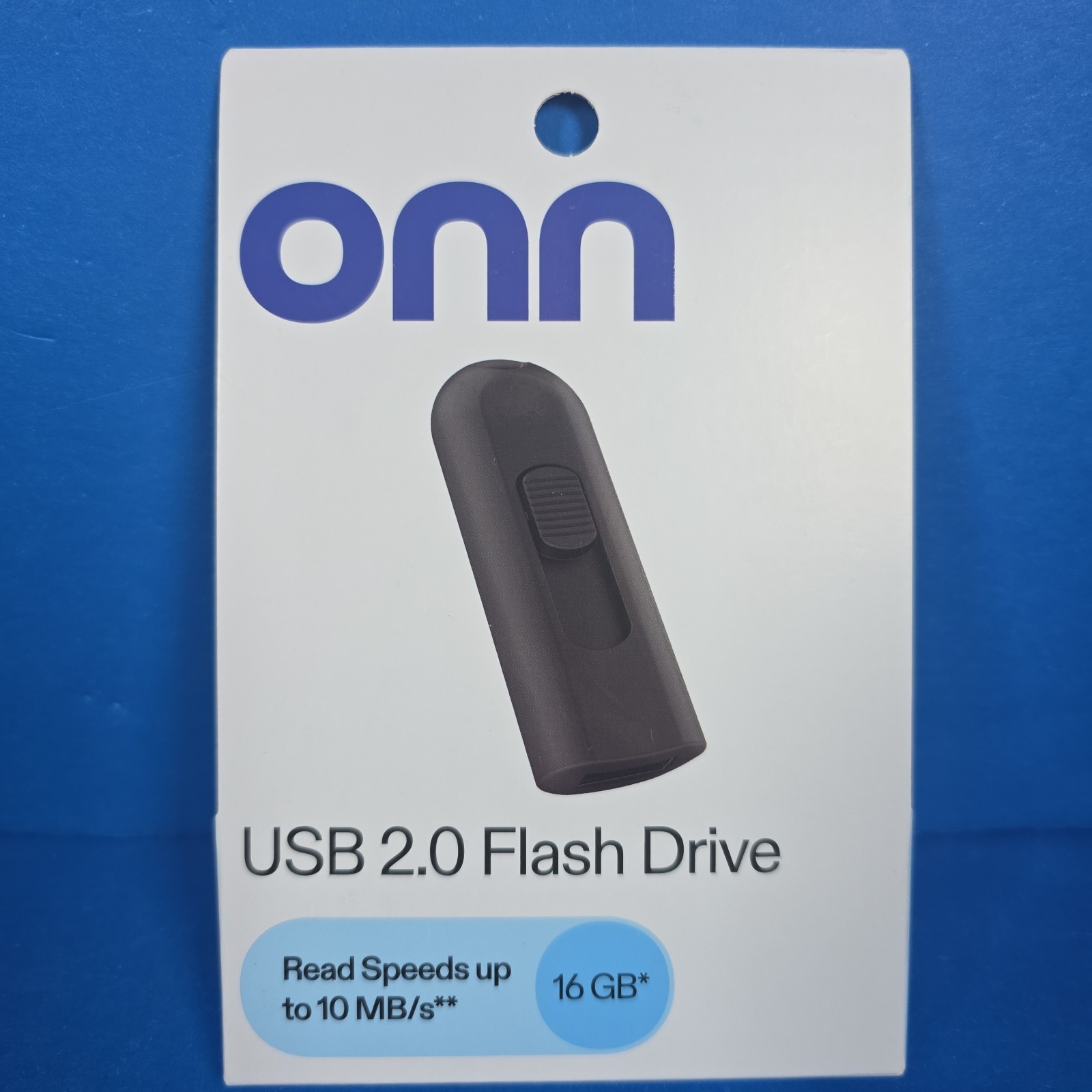 Onn USB 2.0 16GB Flash Drive Up To 10 MB/s