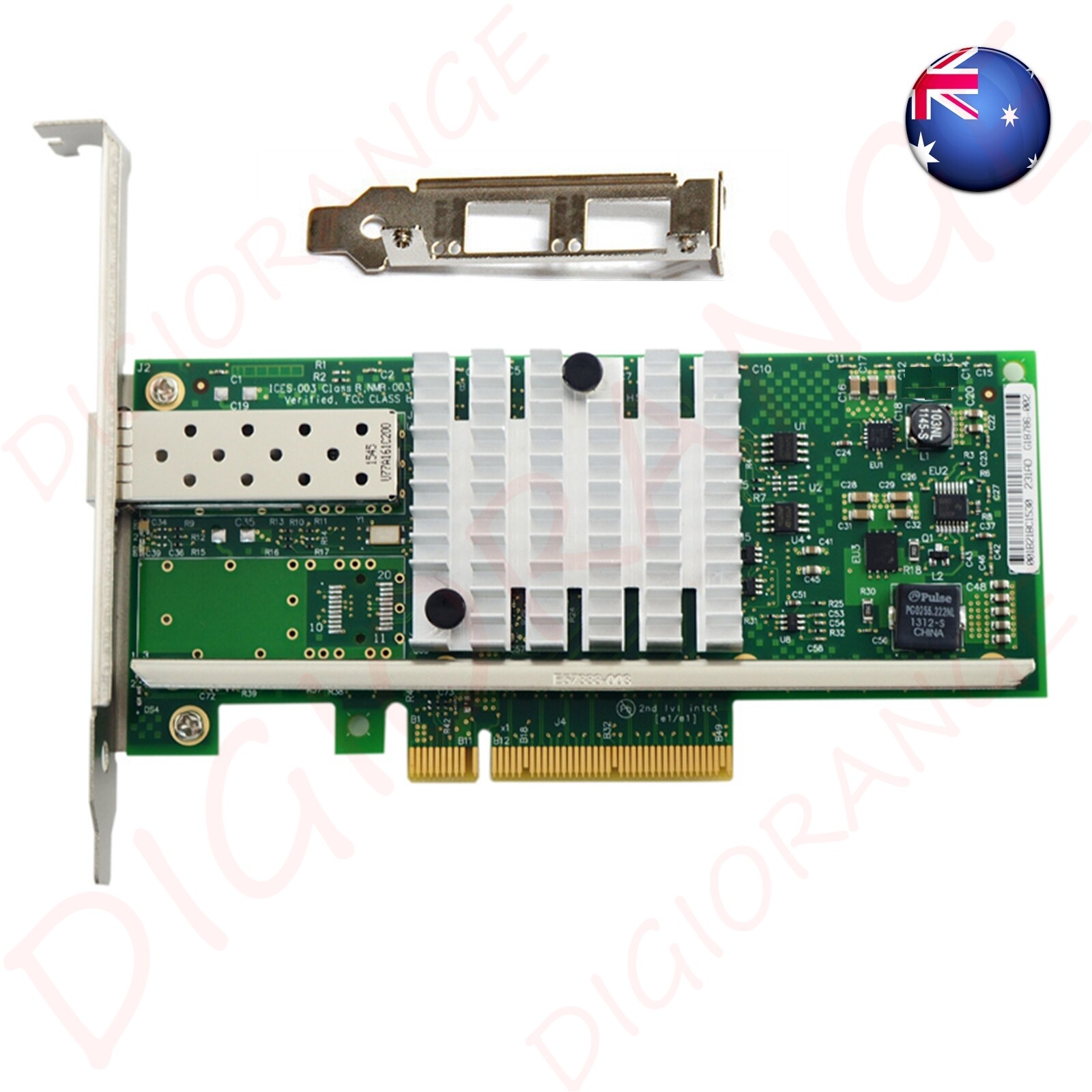 New INTEL X520-DA1 E10G41BTDA 10G 82599ES PCl-E SFP Ethernet Server Adapter AU