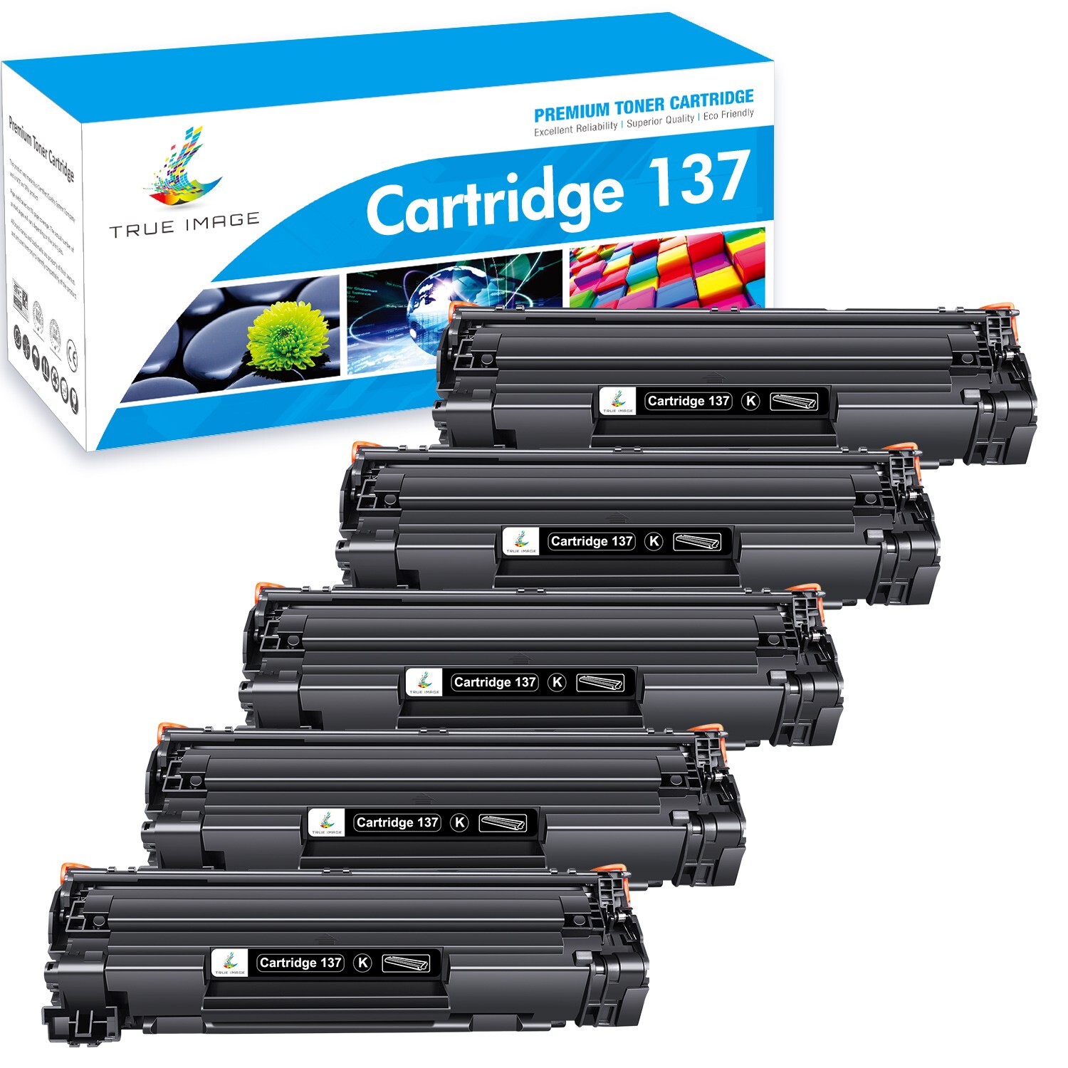 5x CRG137 Toner Cartridge for Canon 137 ImageClass MF216n MF232w MF227dw MF244dw
