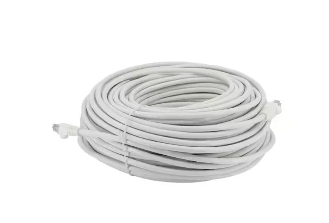 Commercial Electric CE 100 ft. Cat 6A UTP Patch Cable White