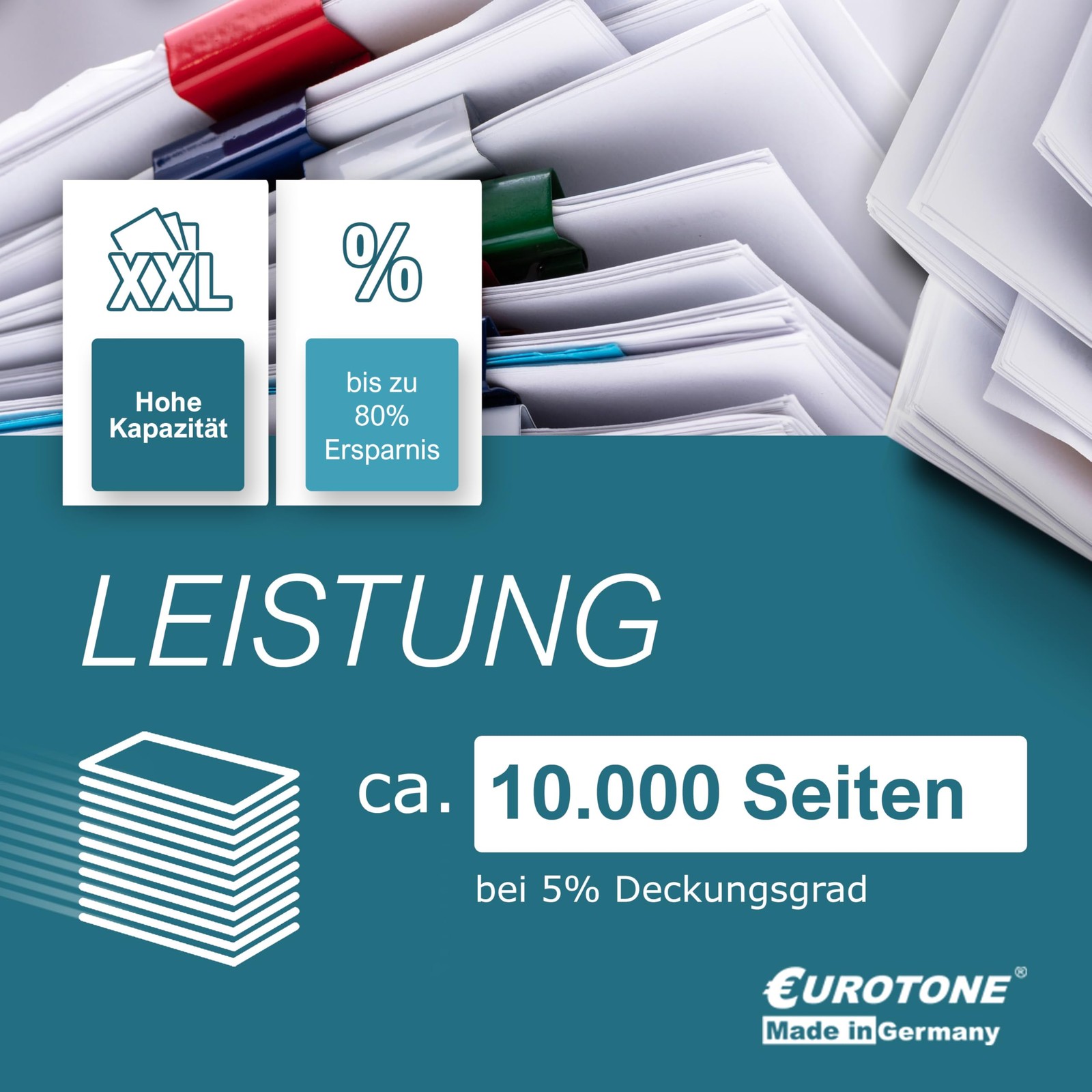 Eurotone 4x Toner Compatible for Lexmark 12a7415+T420dn+T422+T422n