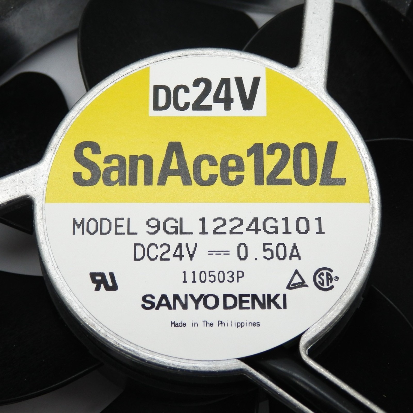 3pcs Sanyo Denki SanAce 120L DC24V 0.50A Cooling Fan 9GL1224G101 MODEL