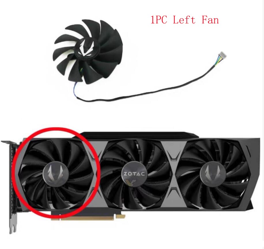 For ZOTAC RTX3090 30080ti 3080 3070ti AMP Graphics Card Cooling Fan GA92S2U New